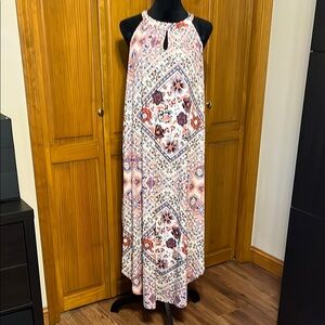 Maurices Multicolor Patterned Maxi Dress